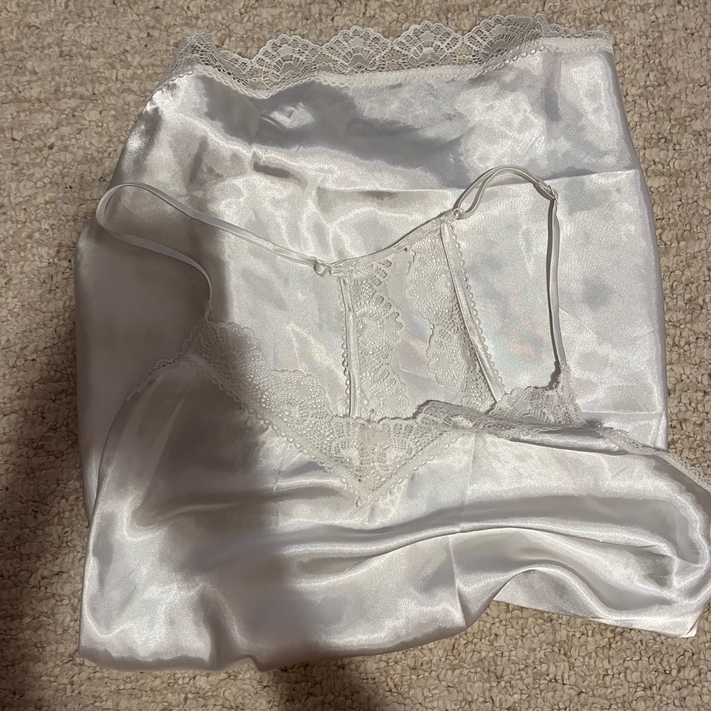 white nightgown